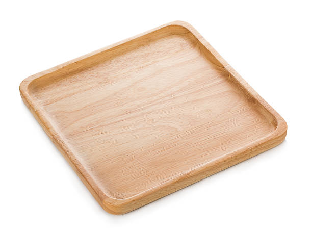 istock wooden plate isolated on white background 496708824