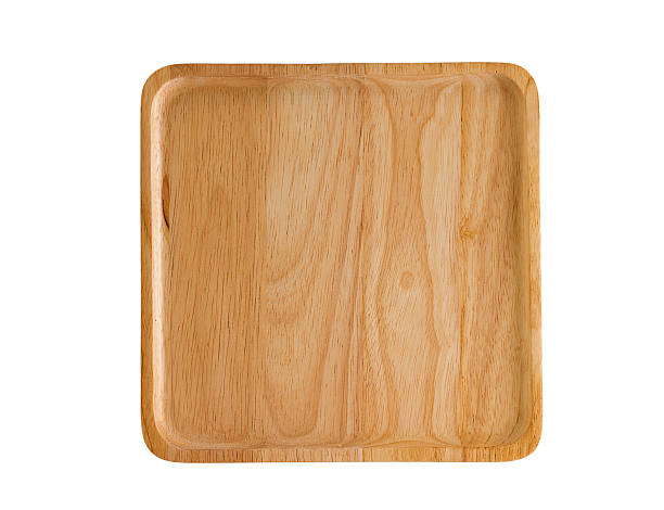 istock wooden plate isolated on white background 496708888
