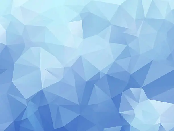 Photo of Powder blue triangle background