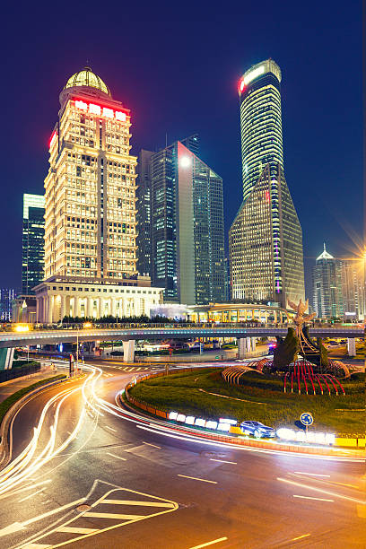 istock Urban landscape and modern architecture in Shanghai, China 496713690