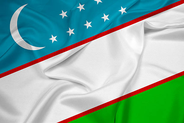 istock Waving Uzbekistan Flag 496720811