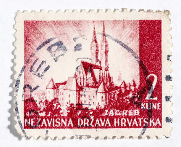 Vintage antique old postage stamp from Jugoslavia