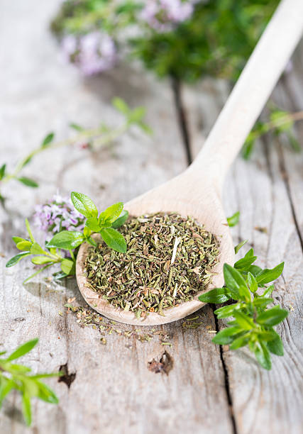 istock Dried Winter Savory on a cooking spoon 496723165