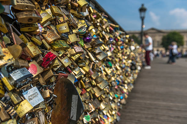 istock Love padlocks at Pont des Arts 496725199