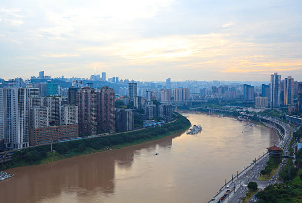 istock Chongqing cityscape skyline 496725730