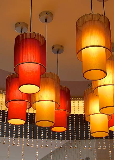 istock Contemporary light chandelier 496725981