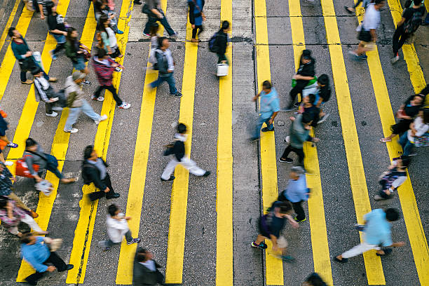 istock People Rush in  Hong Kong 496726108