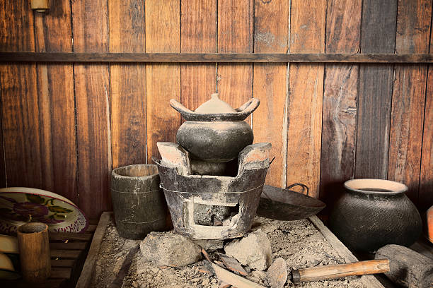istock stove baked clay of Thai kitchen 496728584