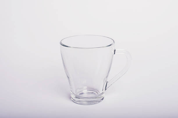 istock Empty glass tea cup. Isolated on white background 496731658