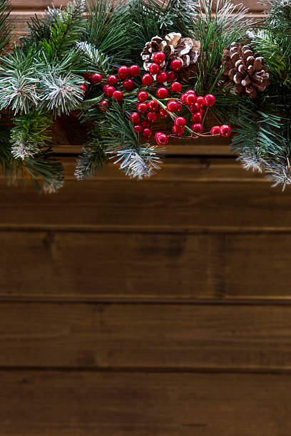 istock Christmas decoration over wooden background 496734430