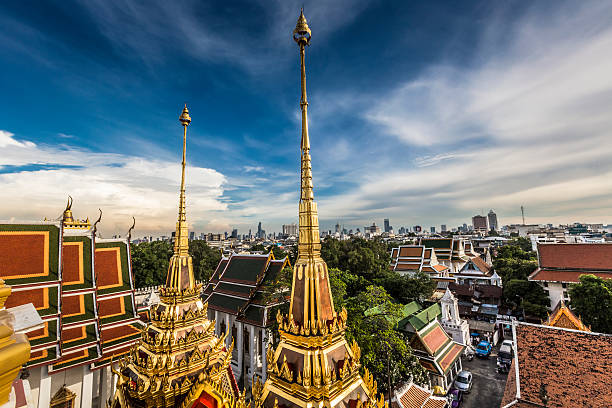 istock Wat Ratchanaddaram and Loha Prasat Metal Palace in Bangkok ,Thai 496737230