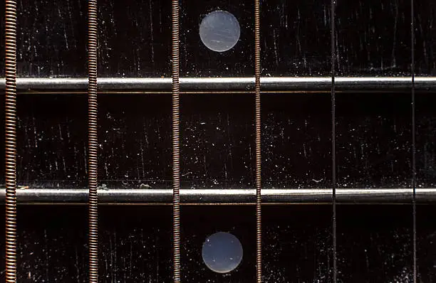 Photo of Acoustic Guitar Neck Details