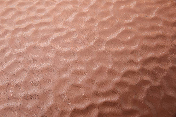 istock Abstract orange glass, textured background, soft selective focus 496741140