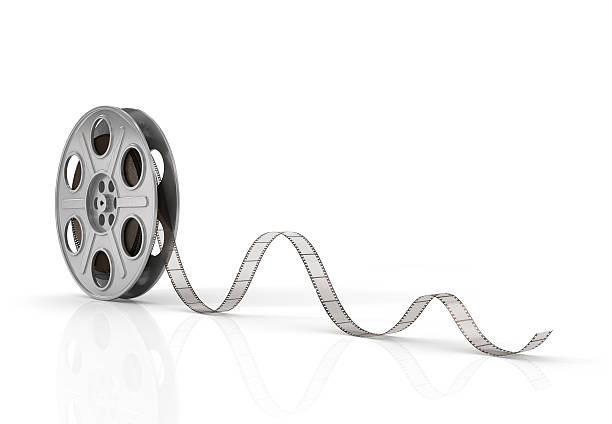 istock Film reels on a white background. 496741276