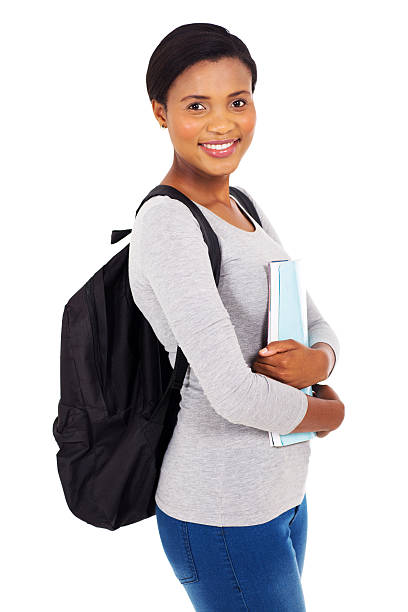 istock african college girl holding a book 496764640