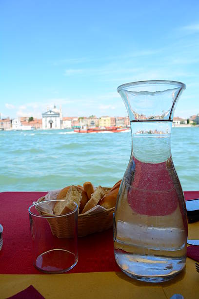 istock Bottle of water and bread 496765504