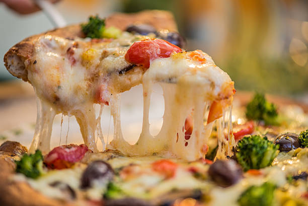istock Close up view of pizza 496769748