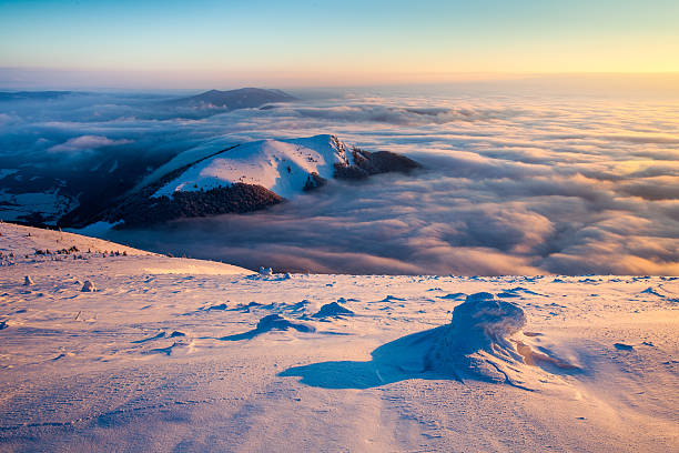 istock Mala Fatra winter landscape with inversion 496772420