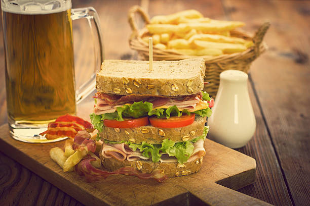 istock Sandwich and French fries 496773224