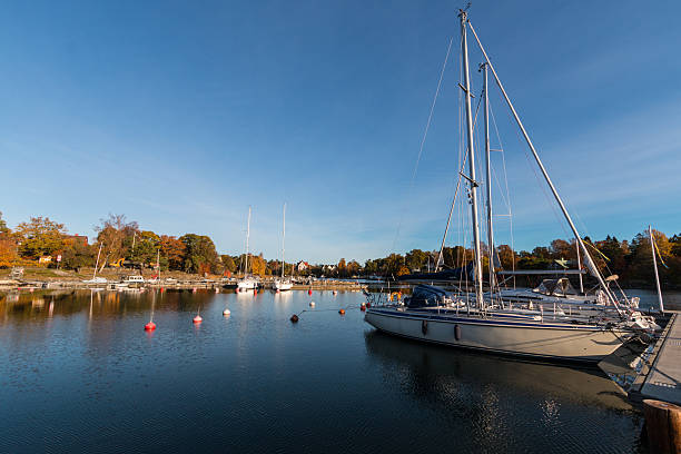 istock Marina in the autumn, Nynashamn, Stockholm 496773880