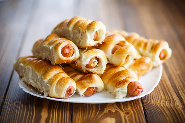 istock sausage baked in dough 496775144