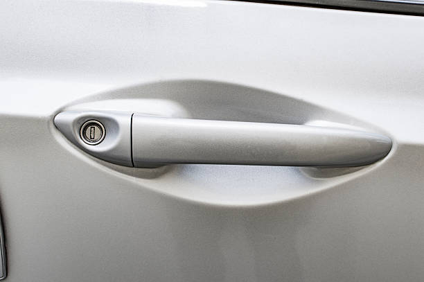 istock Door handle of car 496790062