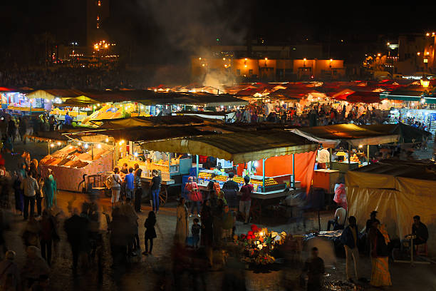 istock Square Jamaa el Fna in Marrakesh's medina 496792048