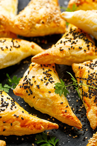 istock Puff pastry stuffed with grilled vegetables 496792448
