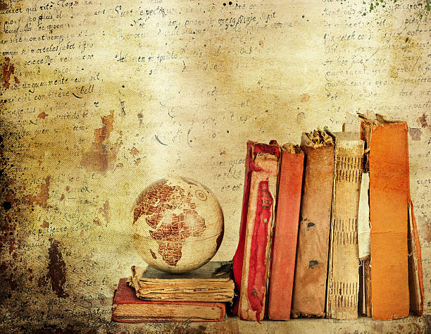 istock Vintage background with old books 496793852