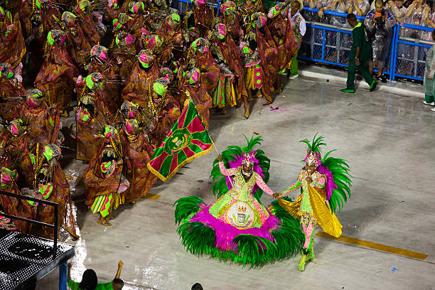 samba 학교 프레젠테이션 sambodrome 리우데자네이루 사육제 - rio de janeiro carnival samba dancing dancing 뉴스 사진 이미지