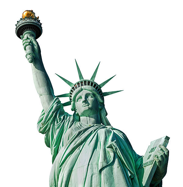 istock Statue of Liberty isolated 496797273