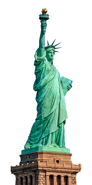 istock Statue of Liberty isolated 496797277