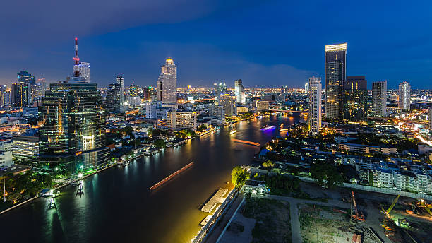 istock Bangkok cityscape and Chaophraya River 496798243