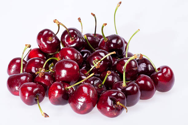 istock some of ripe red cherry isolated on white background 496799351