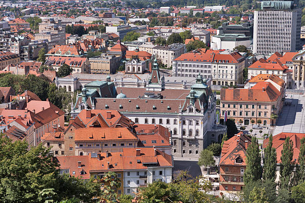 istock Ljubljana cityscape, Slovenia 496799588