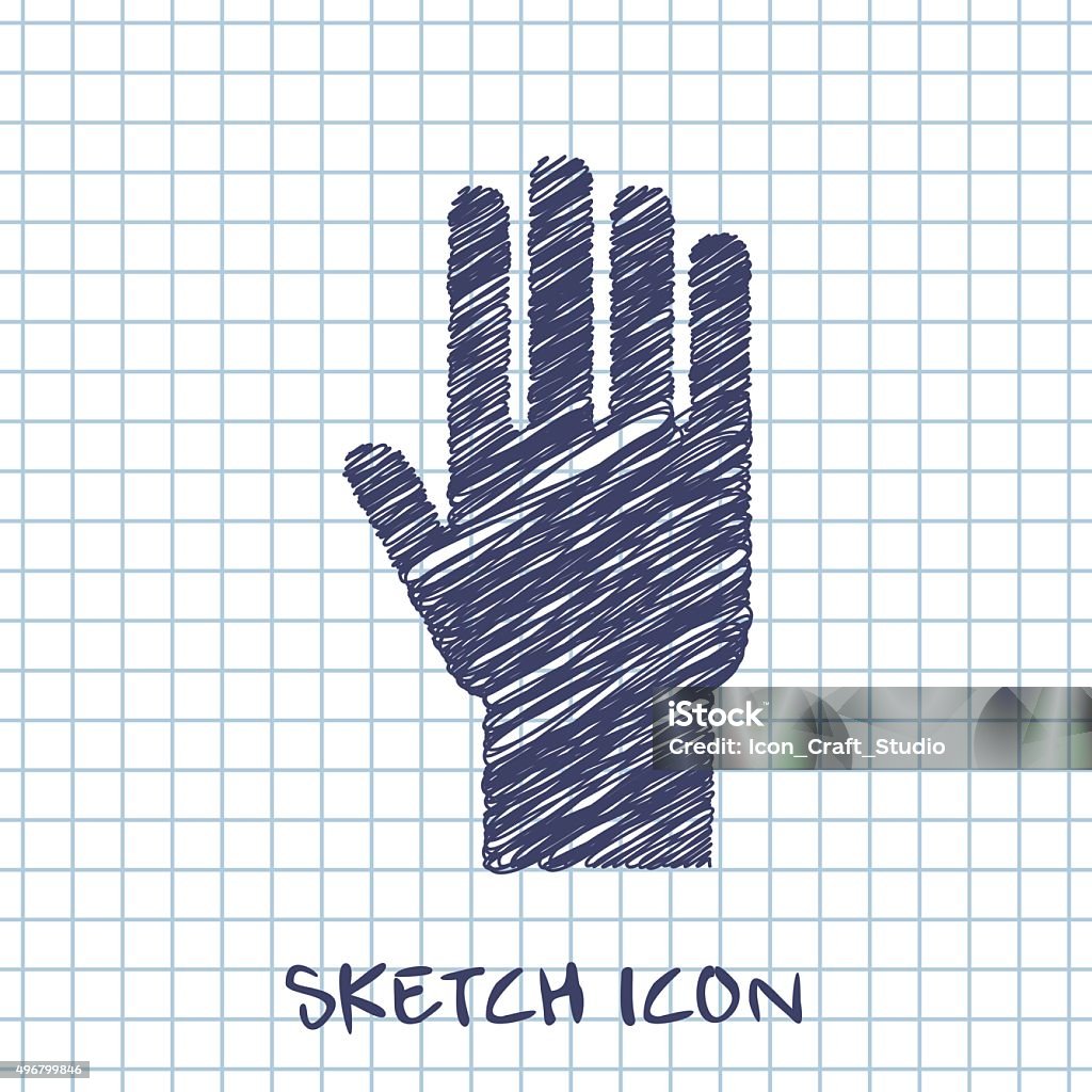 Hand Vector Sketch Icon Stock Illustration - Download Image Now - 2015