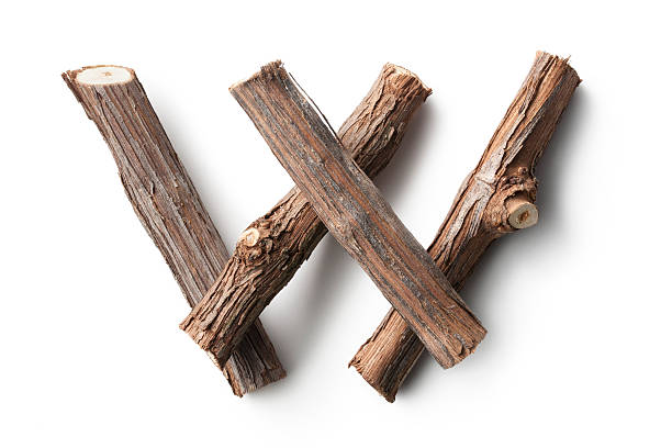Branches of the vine arranged to form the letter W.