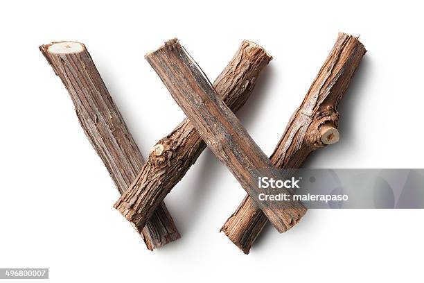 Branches Of The Wine Arranged To Form The Letter W Stock Photo - Download Image Now