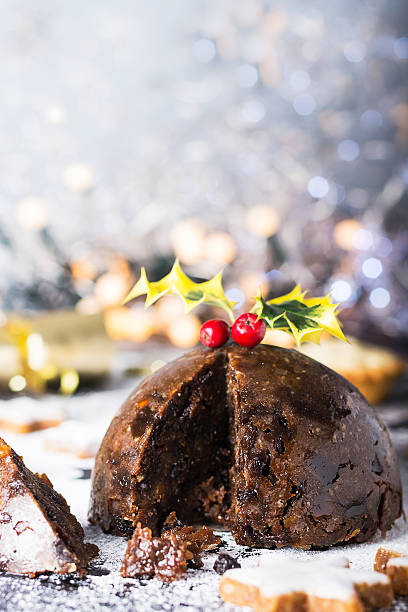 istock Christmas Pudding, mince pies and Cookies 496803894