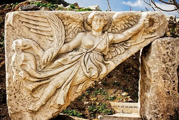 Goddess Nike at Ephesus, Turkey