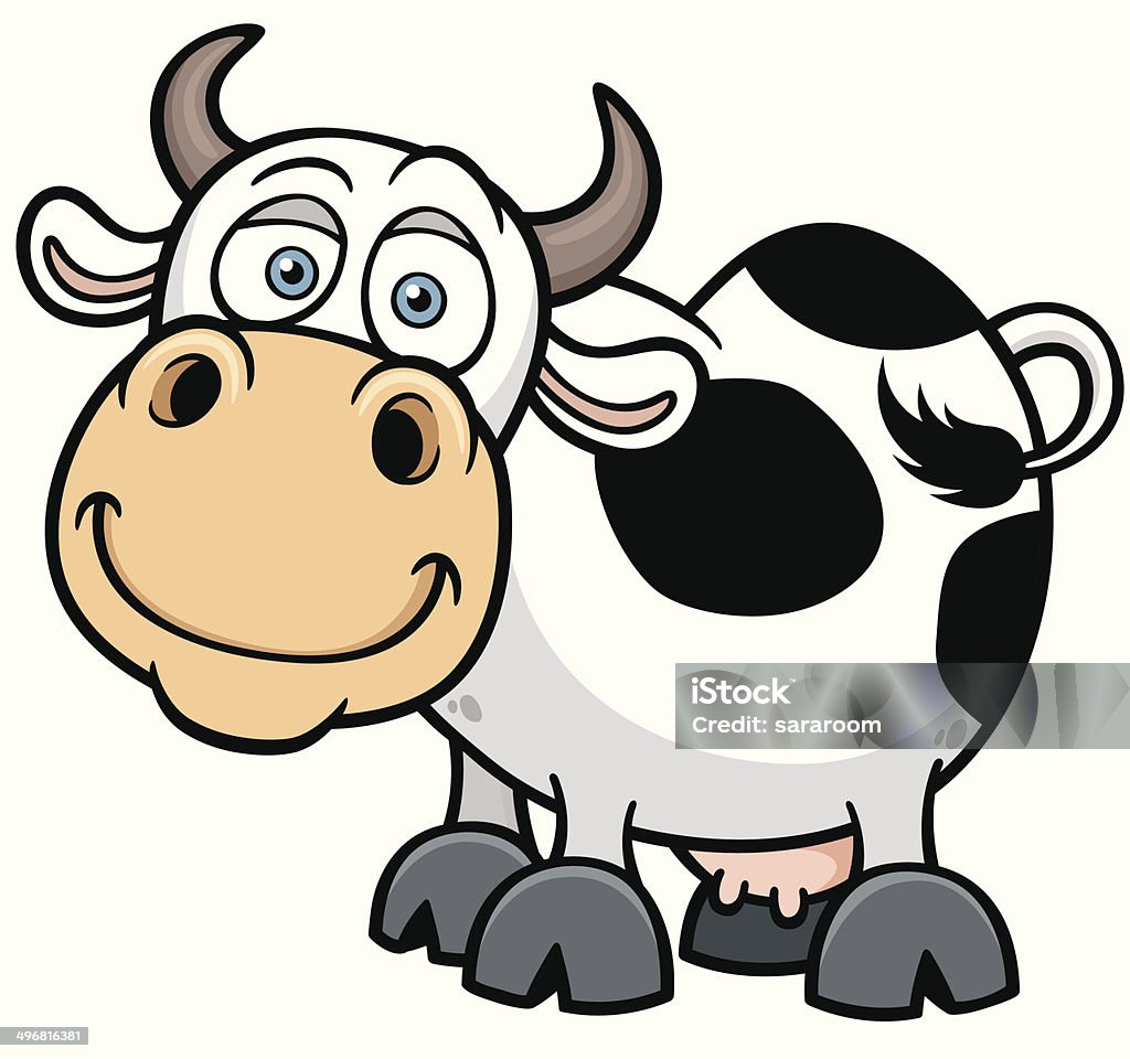 Cow Vector illustration of Cartoon Cow Cow stock vector