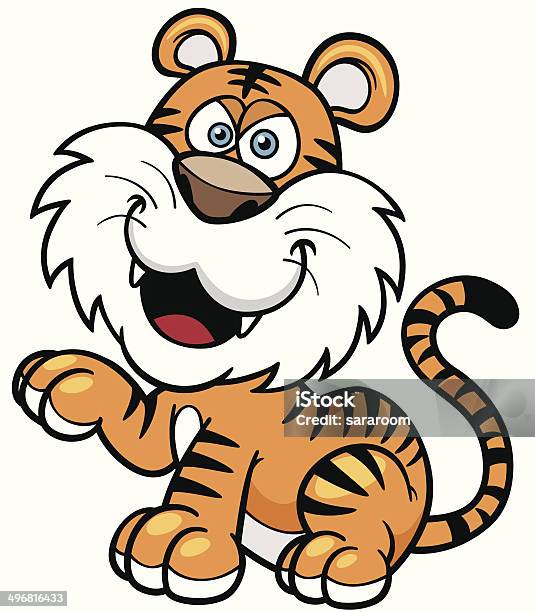 Tiger Stock Illustration - Download Image Now - Animal, Bengal Tiger, Cub
