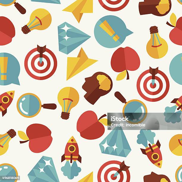 Concept Design Pattern Idea Concept Seamless Pattern In Flat Design Style Stock Illustration ...