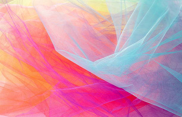 istock Colorful Abstract Tulle Background and Textures 496818942