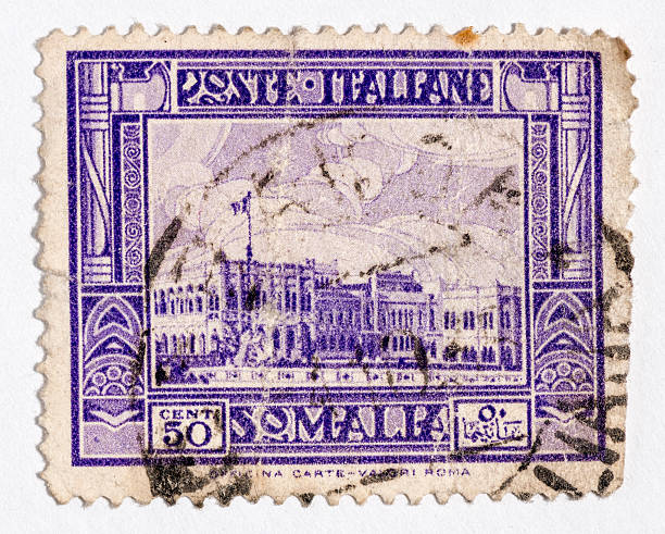 istock Vintage antique old postage stamp from Somalia 496819441
