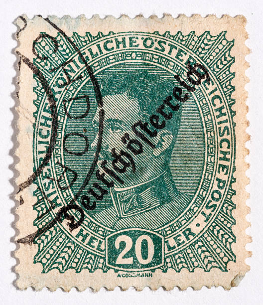 istock Vintage antique old postage stamp 496819471