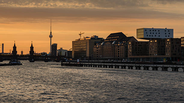 istock Berlin oberbaumbrucke with tv tower 496819517