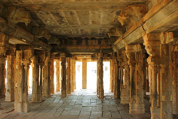 istock Internal architecture of Vitthal temple 496820297