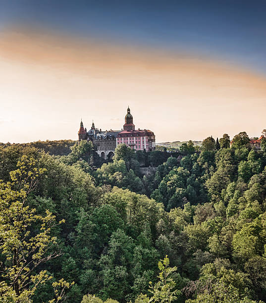 Castello in Ksiaz - foto stock