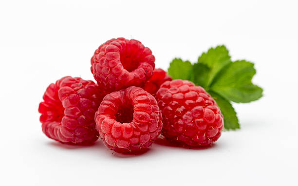 himbeeren - raspberry stock-fotos und bilder